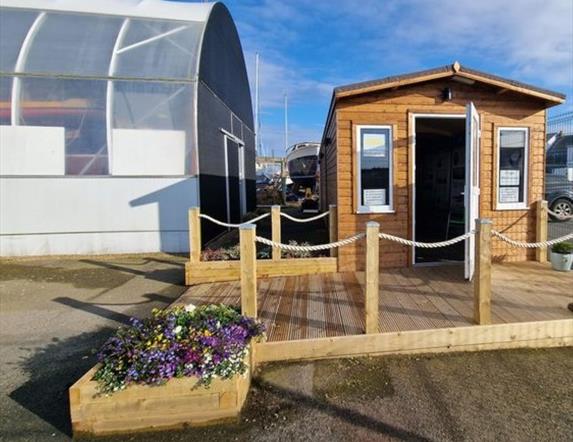 Our shelter and exhibition cabin