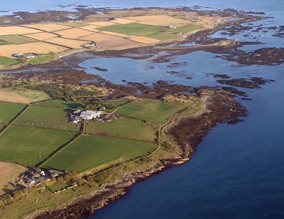 arial photo of part of the lough