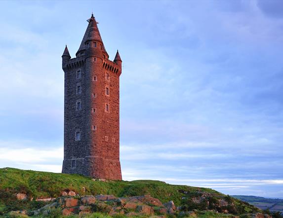 Scrabo Tower at dusk