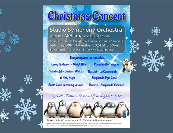 Studio Symphony Orchestra Christmas Concert poster