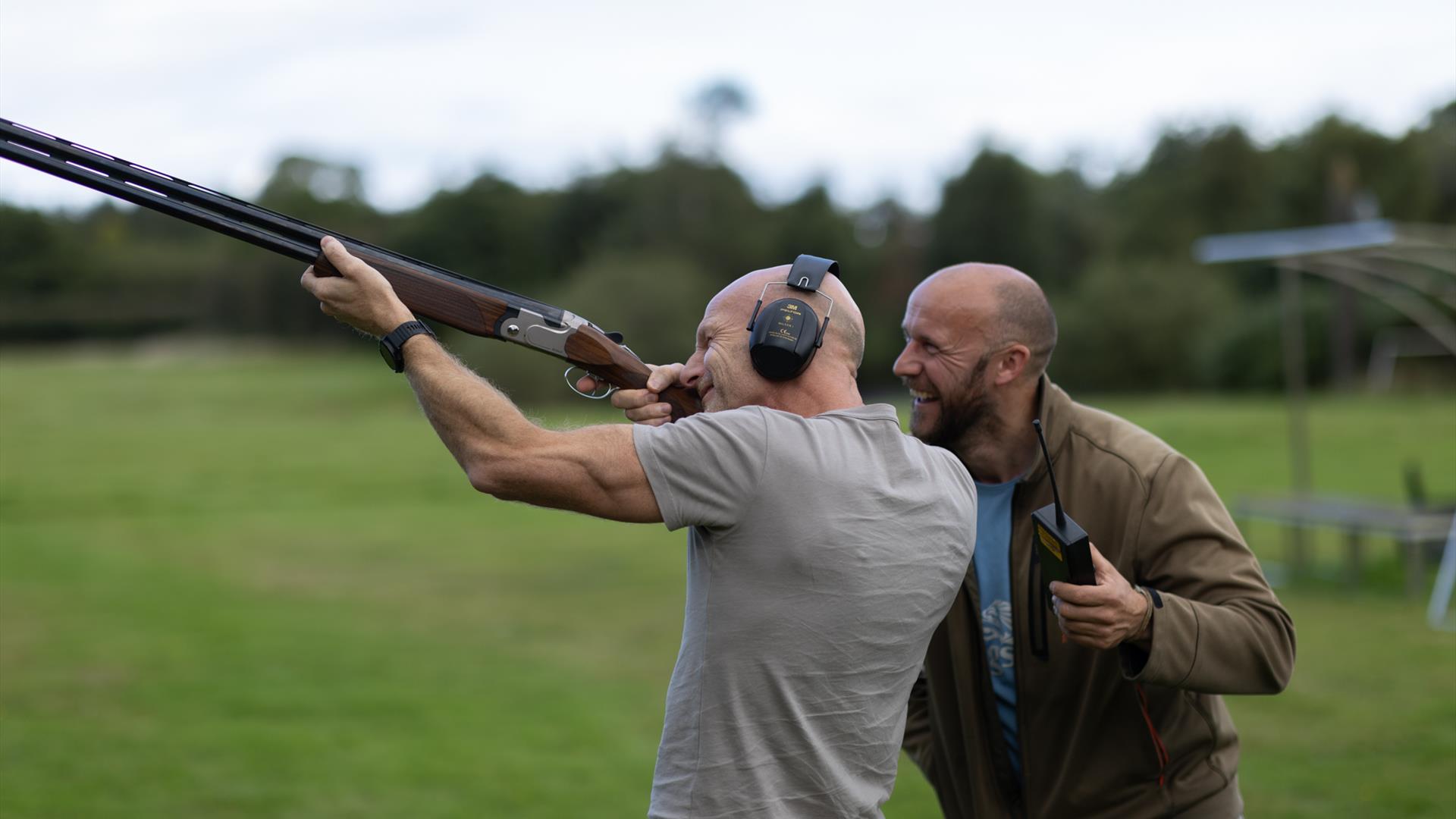 Clay pigeon shooting