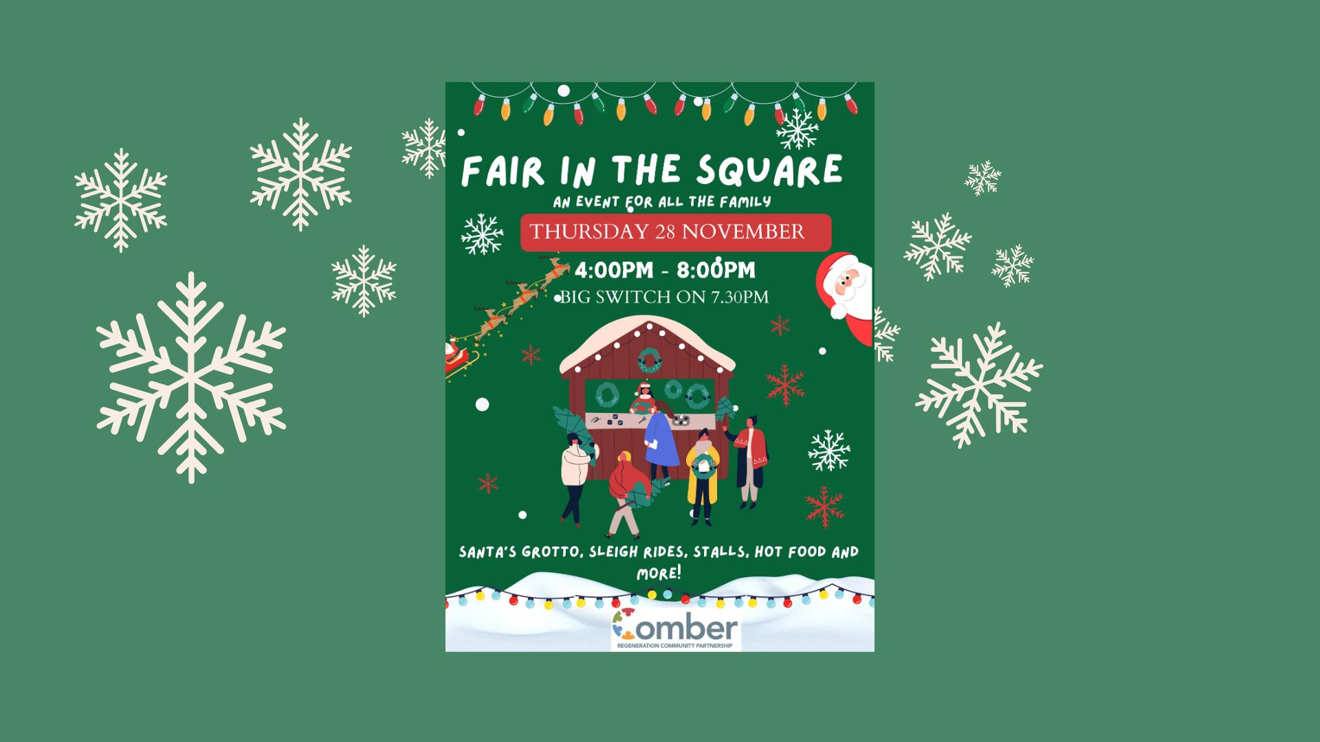 Comber Fair in the Square poster 2024