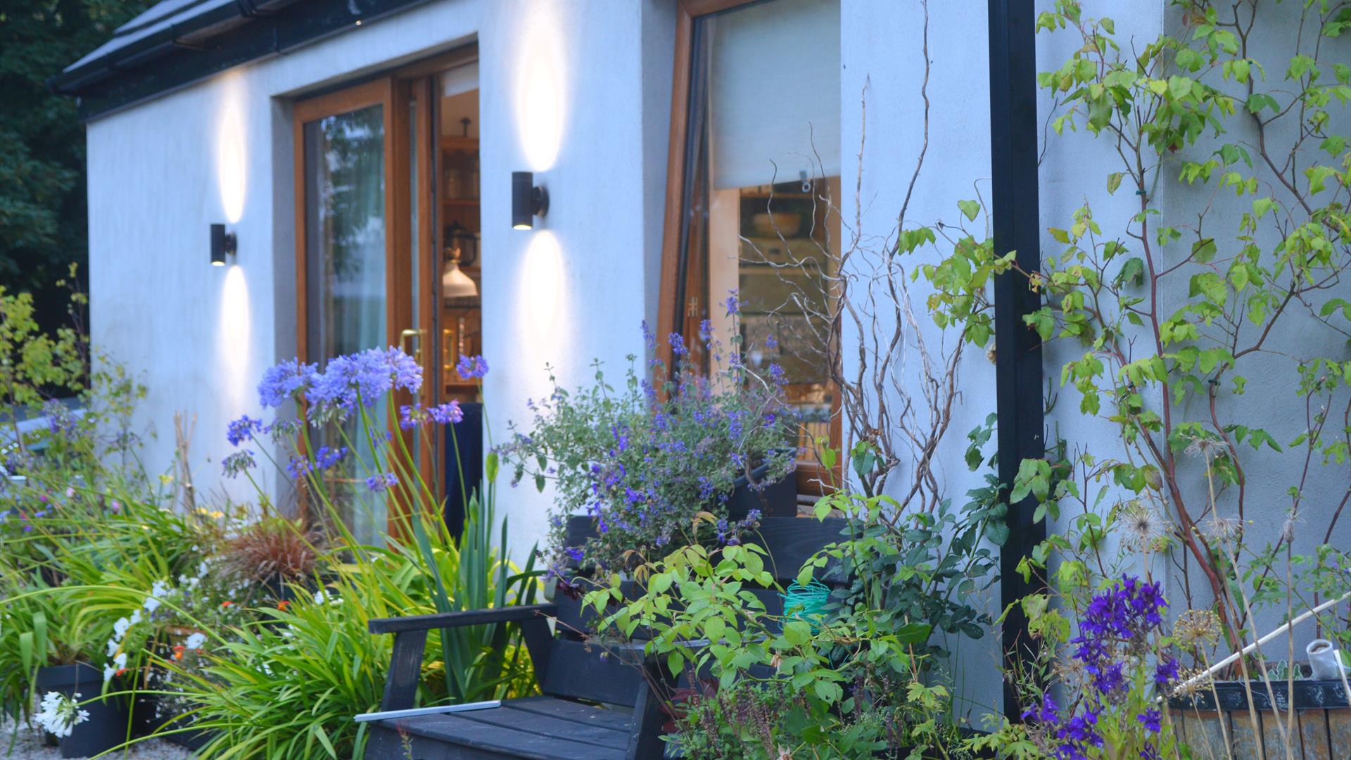 Front exterior of cottage