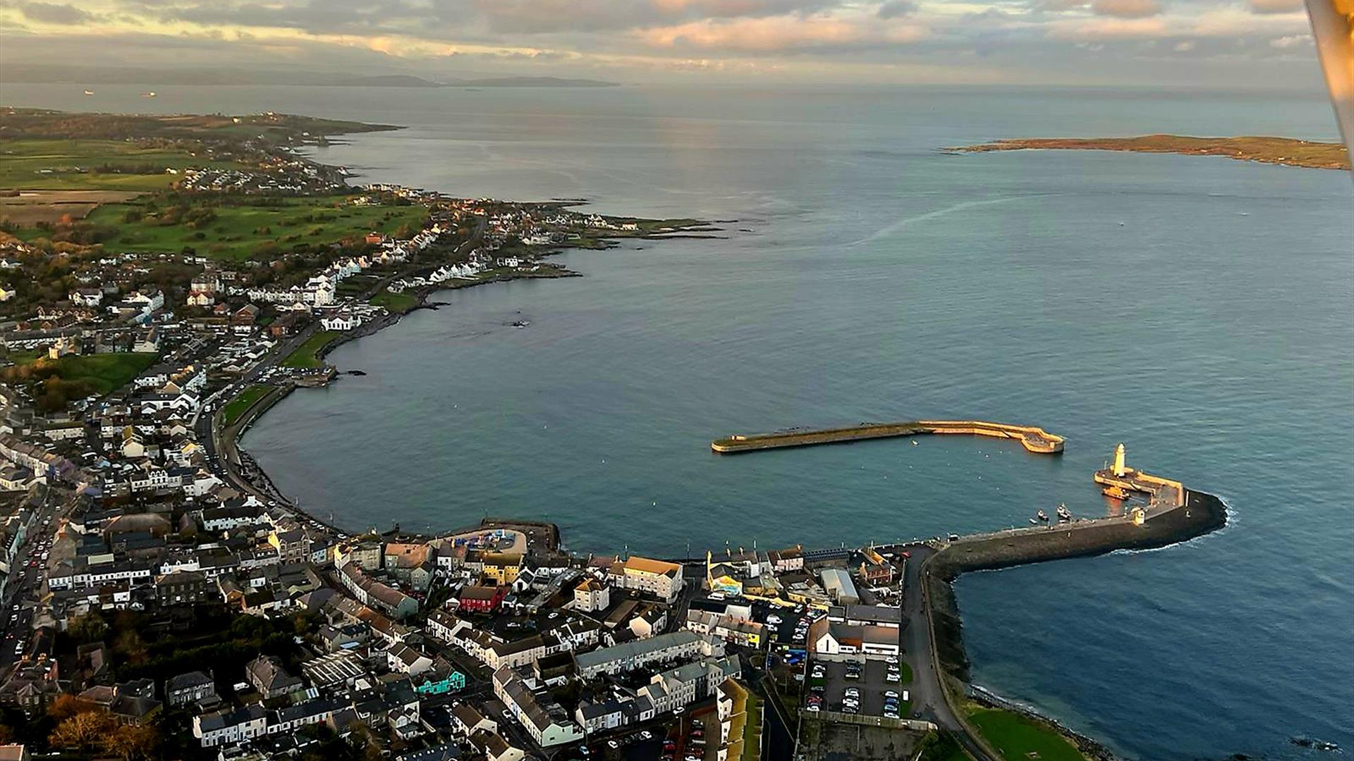 Birds eye view of Donaghadee