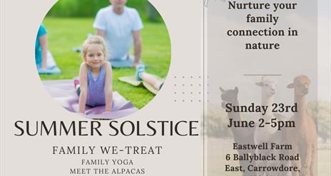 Summer Solstice Family We-Treat Day Yoga & Alpacas