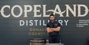 Founder Gareth Irvine outside the distillery