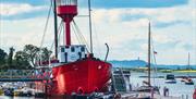 Lightship Petrel at Whiterock