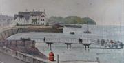 Painting of the Saltpans Portaferry