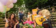 Ciara Daly (HappyFest Founder) with facilitators and speakers of HappyFest Wellness Festival 2024